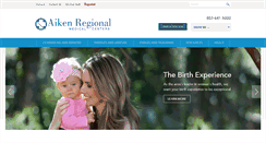 Desktop Screenshot of aikenregional.com